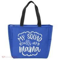 My Squad Calls Me Mom Mother Gift Tote Bag thumb 0