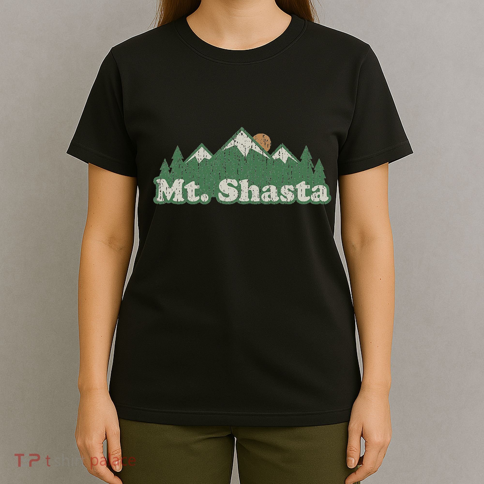 Mt. Shasta California Ca Vintage Hiking Mountains T-Shirt