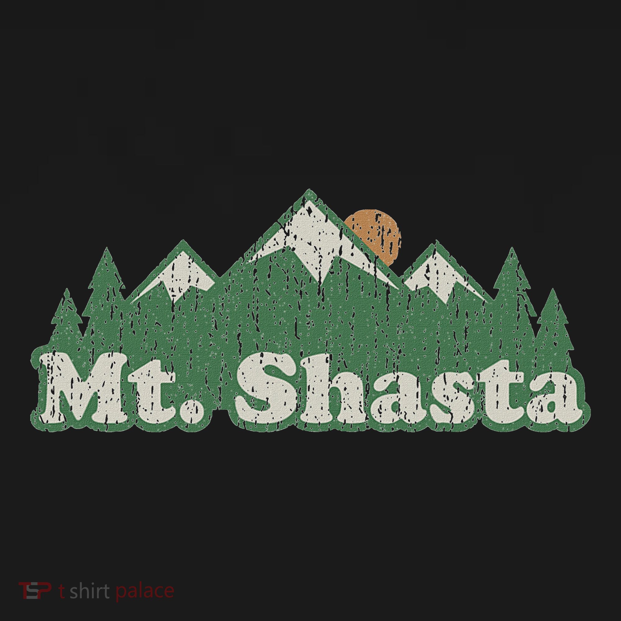 Mt. Shasta California Ca Vintage Hiking Mountains T-Shirt