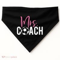 Mrs. Soccer Coach For Coaches Wives USA-Made Doggie Bandana thumb 0