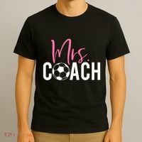 Mrs. Soccer Coach For Coaches Wives T-Shirt thumb 3