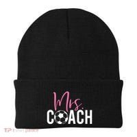 Mrs. Soccer Coach For Coaches Wives Beanie thumb 0