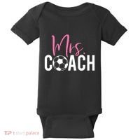 Mrs. Soccer Coach For Coaches Wives Baby Bodysuit thumb 0