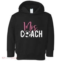 Mrs. Soccer Coach For Coaches Wives Toddler Hoodie thumb 0