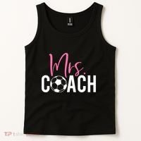 Mrs. Soccer Coach For Coaches Wives Tank Top thumb 2