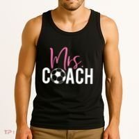 Mrs. Soccer Coach For Coaches Wives Tank Top thumb 3