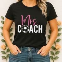 Mrs. Soccer Coach For Coaches Wives Women's T-Shirt thumb 2