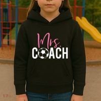 Mrs. Soccer Coach For Coaches Wives Kids Hoodie thumb 3