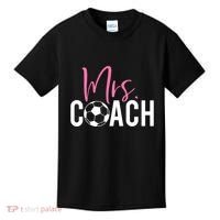 Mrs. Soccer Coach For Coaches Wives Kids T-Shirt thumb 0