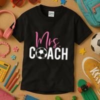 Mrs. Soccer Coach For Coaches Wives Kids T-Shirt thumb 3