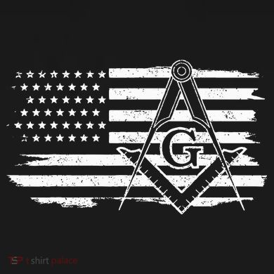 Mason Square & Compass Masonic Us Flag Freemason Shriner Sweatshirt