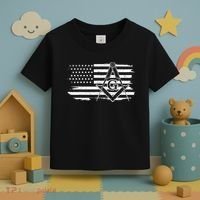 Mason Square & Compass Masonic Us Flag Freemason Shriner Toddler T-Shirt thumb 3