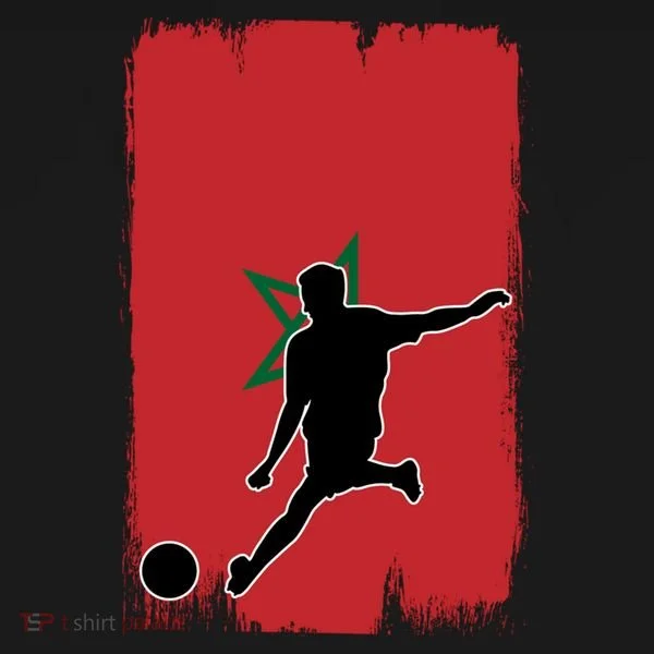 Morocco Soccer Cool Gift Doggie Tank