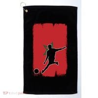 Morocco Soccer Cool Gift Golf Towel thumb 0