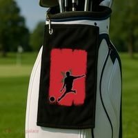 Morocco Soccer Cool Gift Golf Towel thumb 2