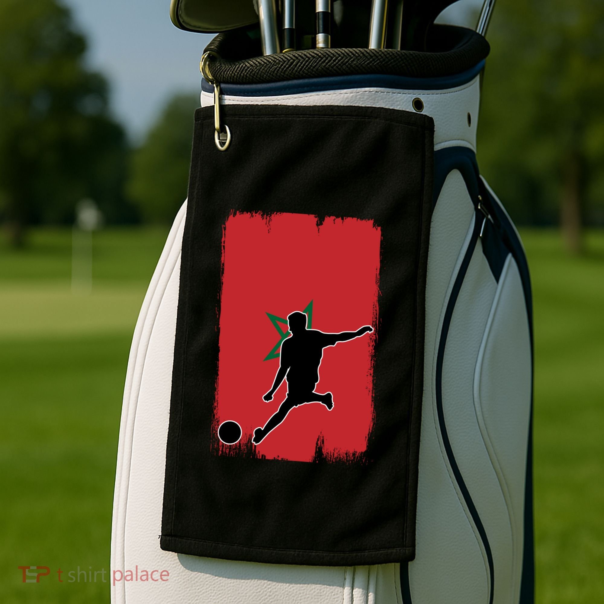 Morocco Soccer Cool Gift Golf Towel