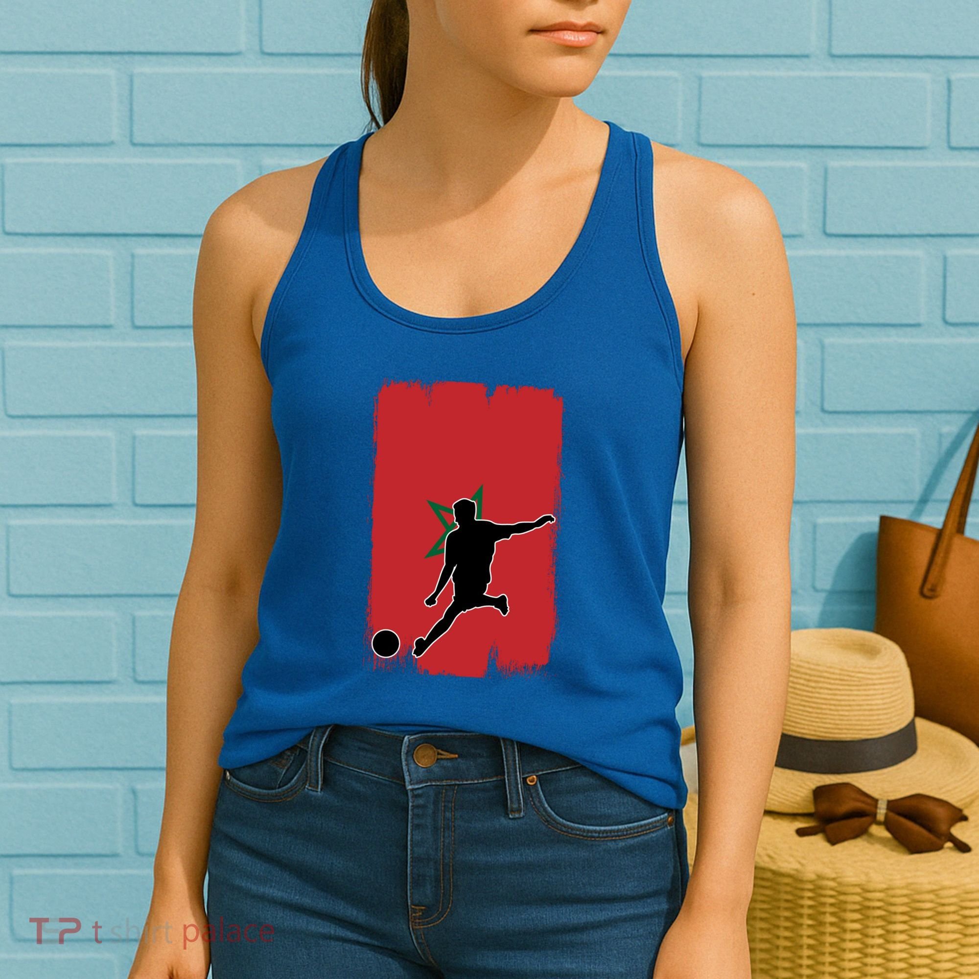 Morocco Soccer Cool Gift Women's Tank Top