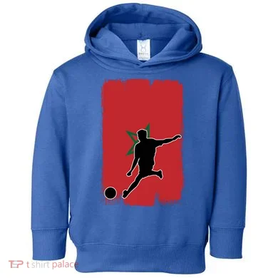 Morocco Soccer Cool Gift Toddler Hoodie