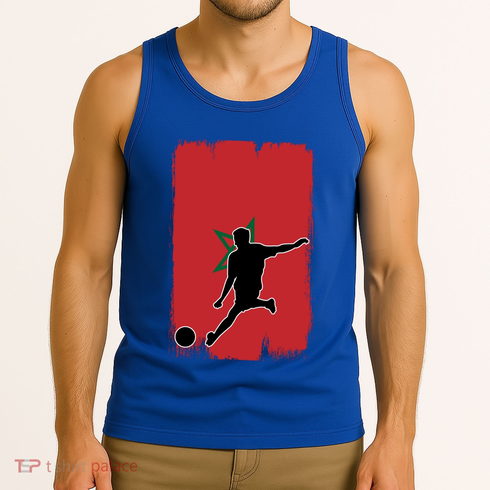 Morocco Soccer Cool Gift Tank Top