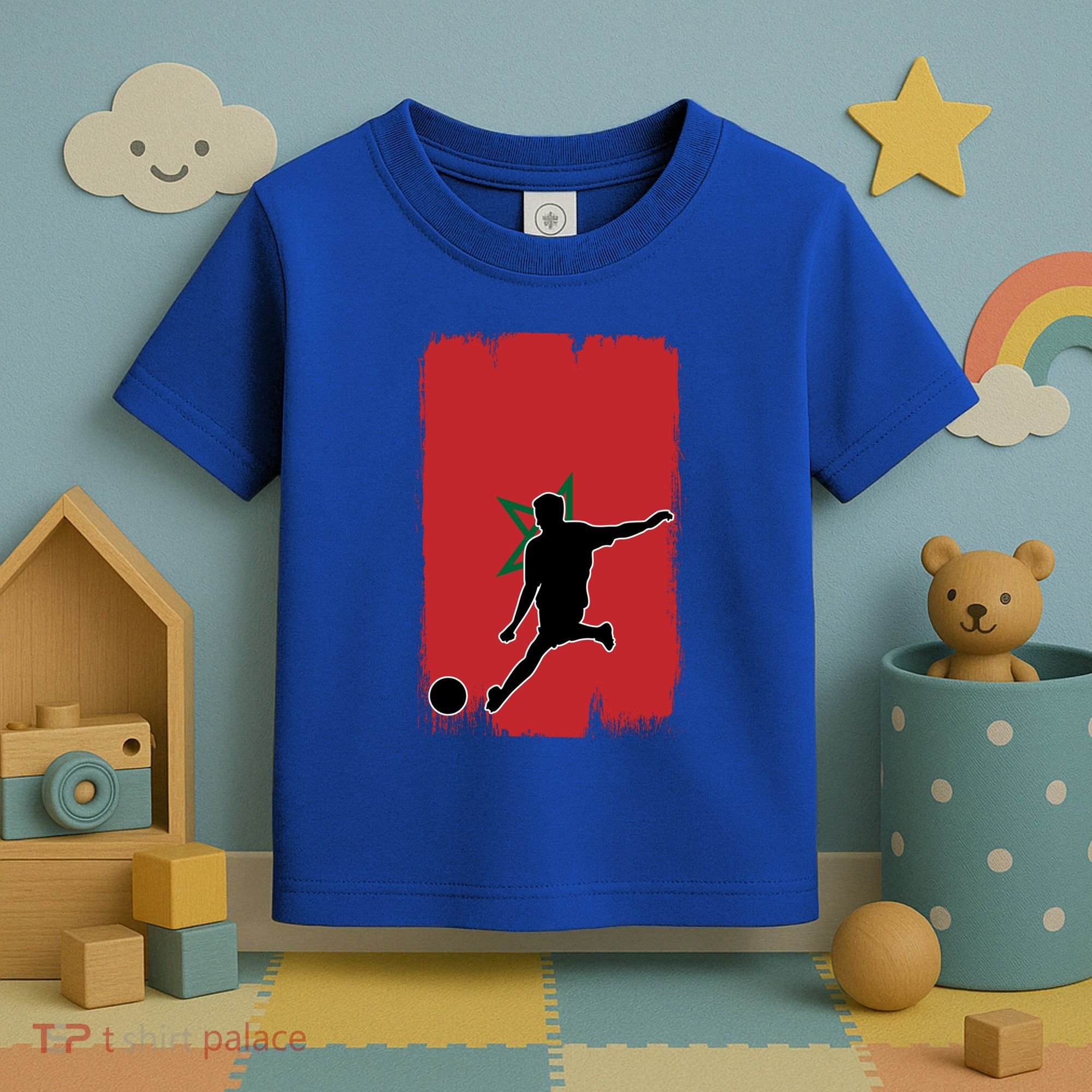 Morocco Soccer Cool Gift Toddler T-Shirt