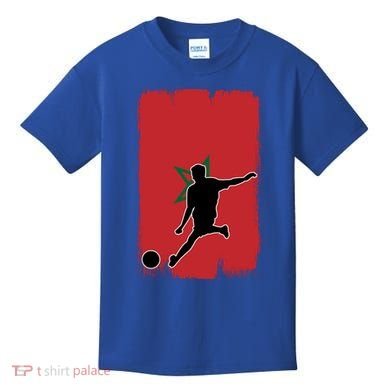 Morocco Soccer Cool Gift Kids T-Shirt
