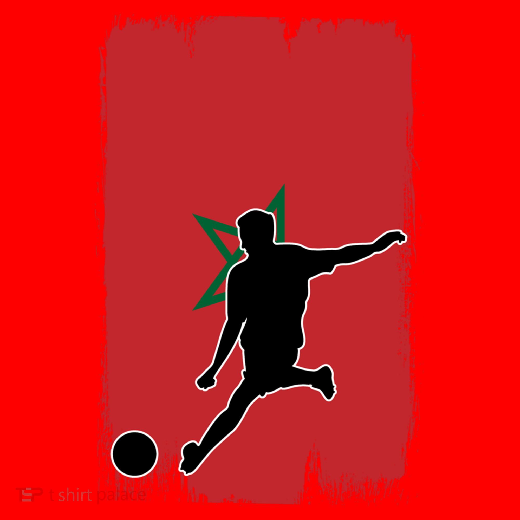 Morocco Soccer Cool Gift Santa Hat