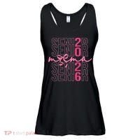 Mom Senior Class Of 2026 Coquette Bow Graduation 2026 Ladies Essential Flowy Tank thumb 0