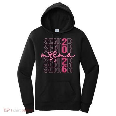 Mom Senior Class Of 2026 Coquette Bow Graduation 2026 Women's Hoodie