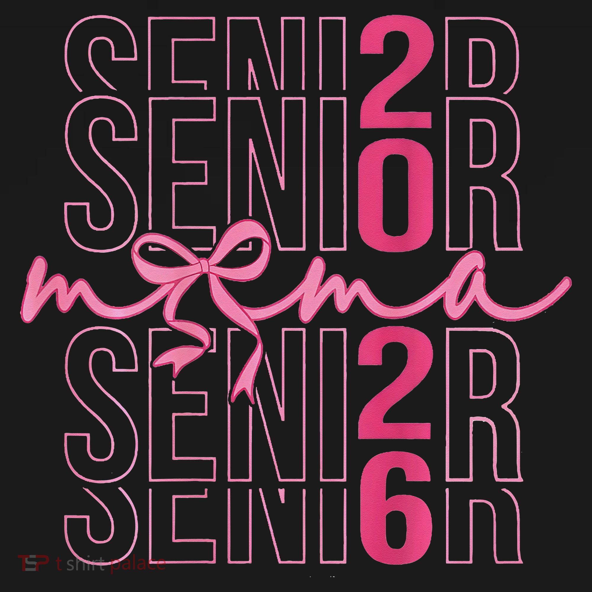 Mom Senior Class Of 2026 Coquette Bow Graduation 2026 Women's Hoodie