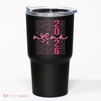 Mom Senior Class Of 2026 Coquette Bow Graduation 2026 Tumbler thumb 0