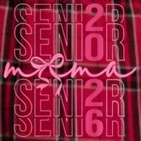 Mom Senior Class Of 2026 Coquette Bow Graduation 2026 Men's Flannel Plaid Pajama Pants thumb 2
