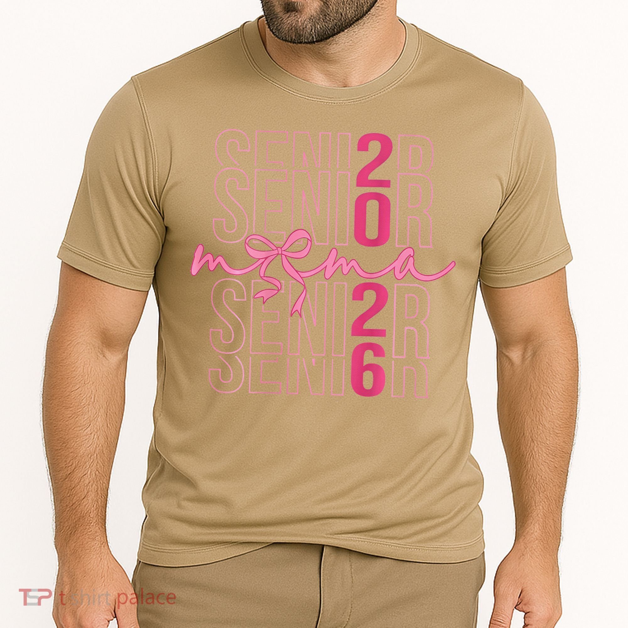 Mom Senior Class Of 2026 Coquette Bow Graduation 2026 Cooling Performance Crew T-Shirt