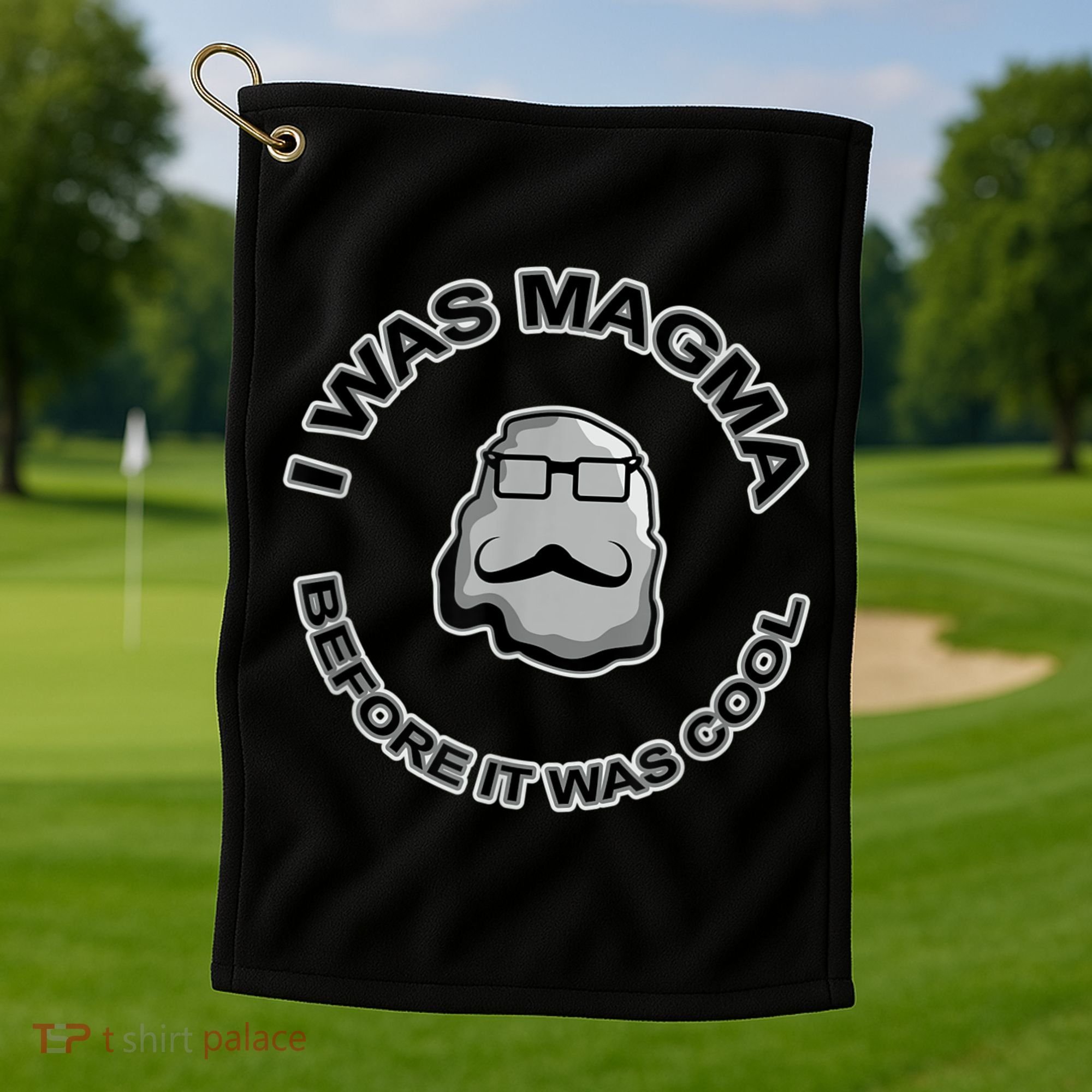 Magma Science Chemistry Geology Funny Igneous Rock Golf Towel