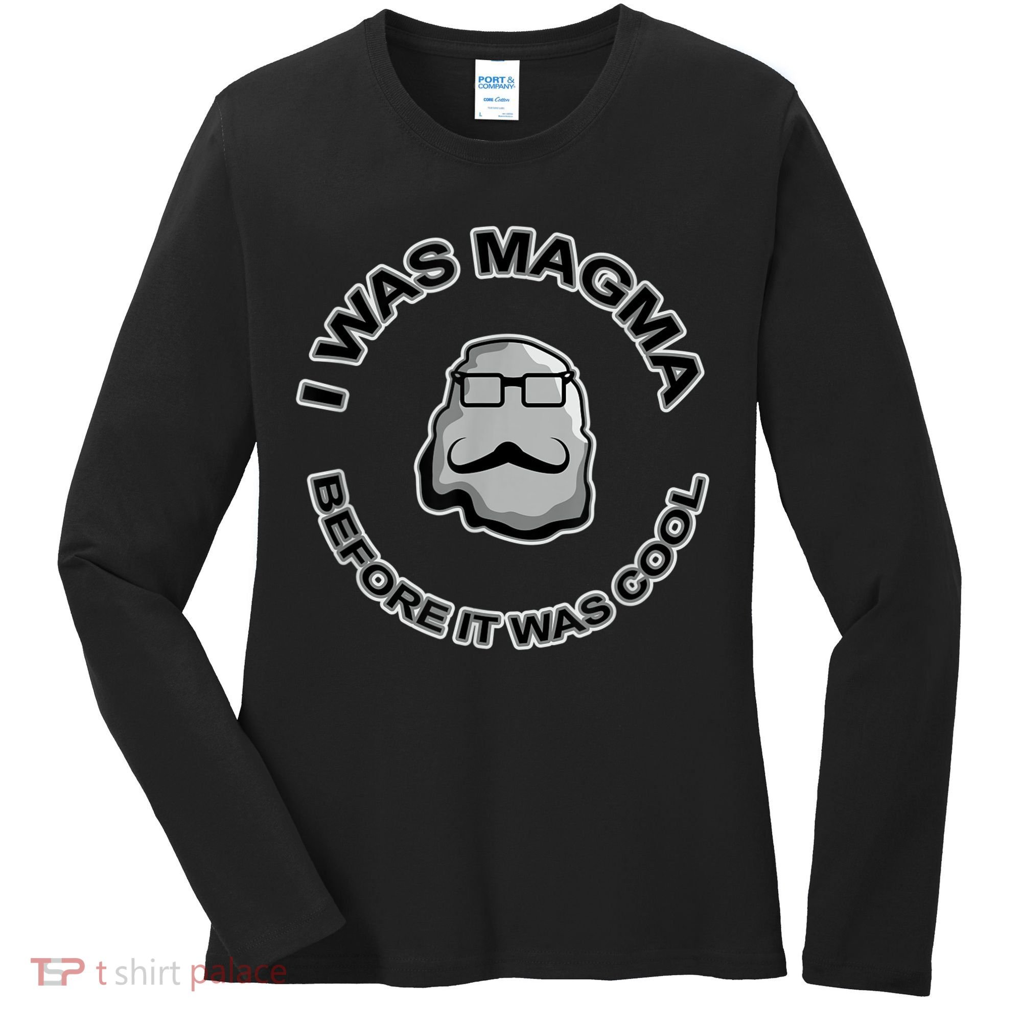Magma Science Chemistry Geology Funny Igneous Rock Women's Long Sleeve Shirt