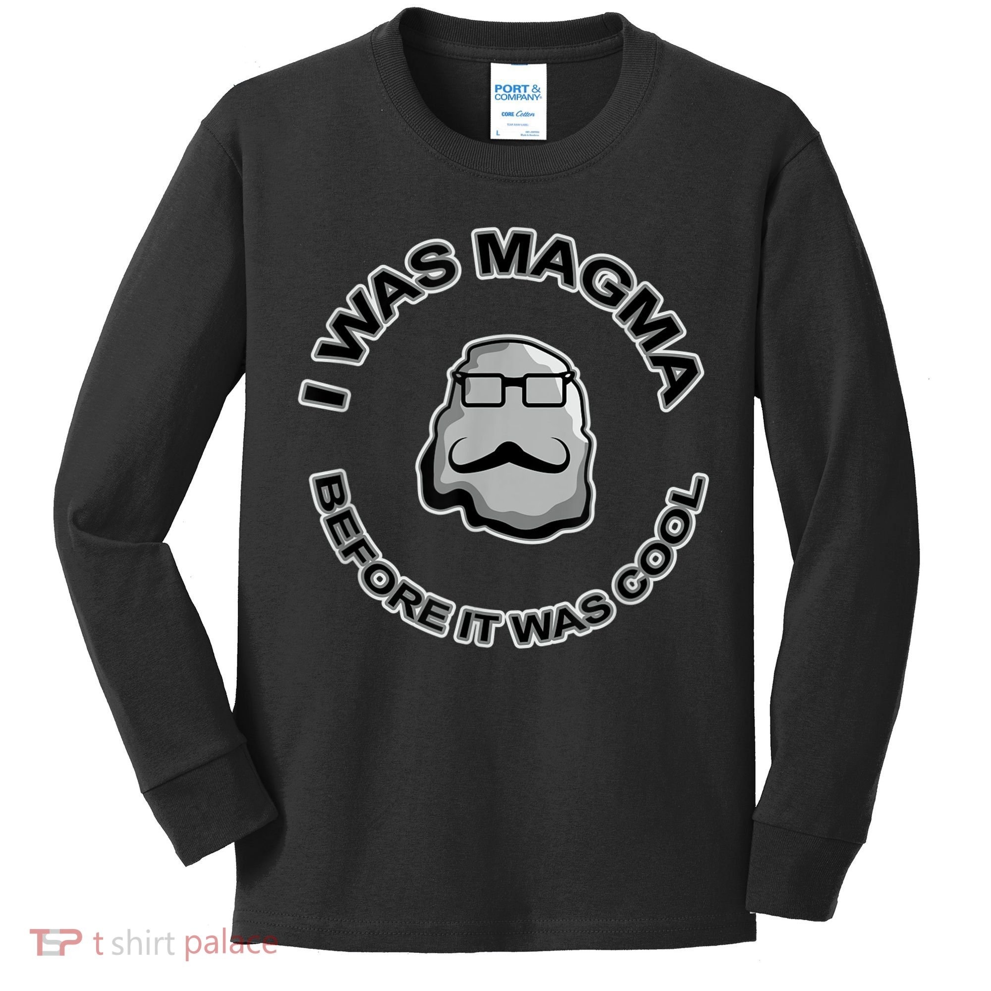 Magma Science Chemistry Geology Funny Igneous Rock Kids Long Sleeve Shirt