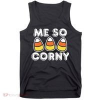 Me So Corny Candy Corn Funny Halloween Tank Top thumb 0