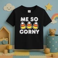 Me So Corny Candy Corn Funny Halloween Toddler T-Shirt thumb 3
