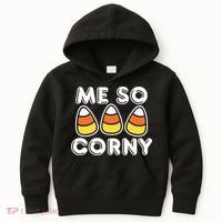 Me So Corny Candy Corn Funny Halloween Kids Hoodie thumb 0