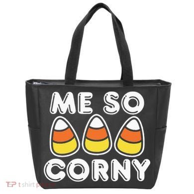 Me So Corny Candy Corn Funny Halloween Tote Bag