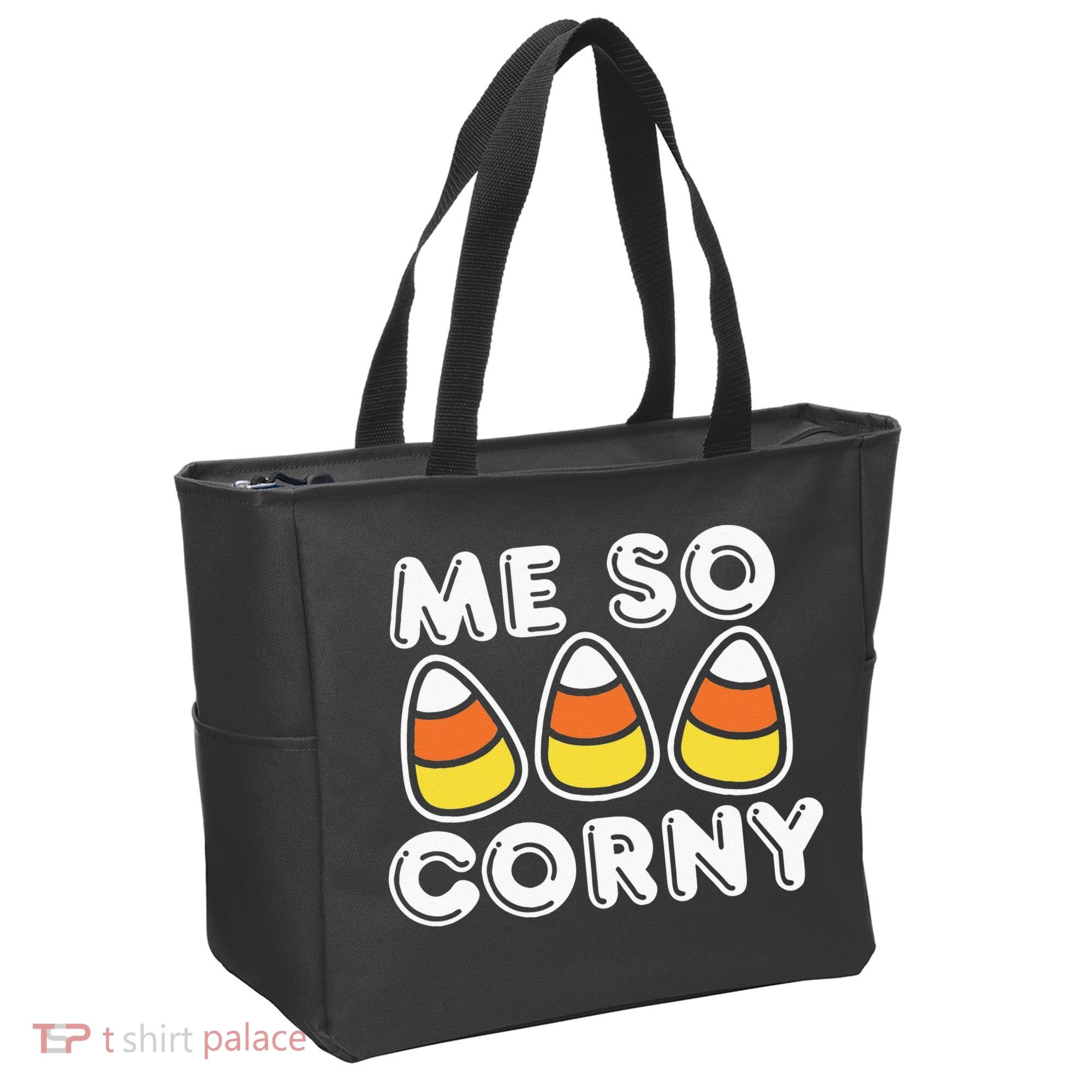 Me So Corny Candy Corn Funny Halloween Tote Bag