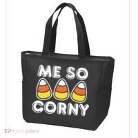 Me So Corny Candy Corn Funny Halloween Tote Bag thumb 3