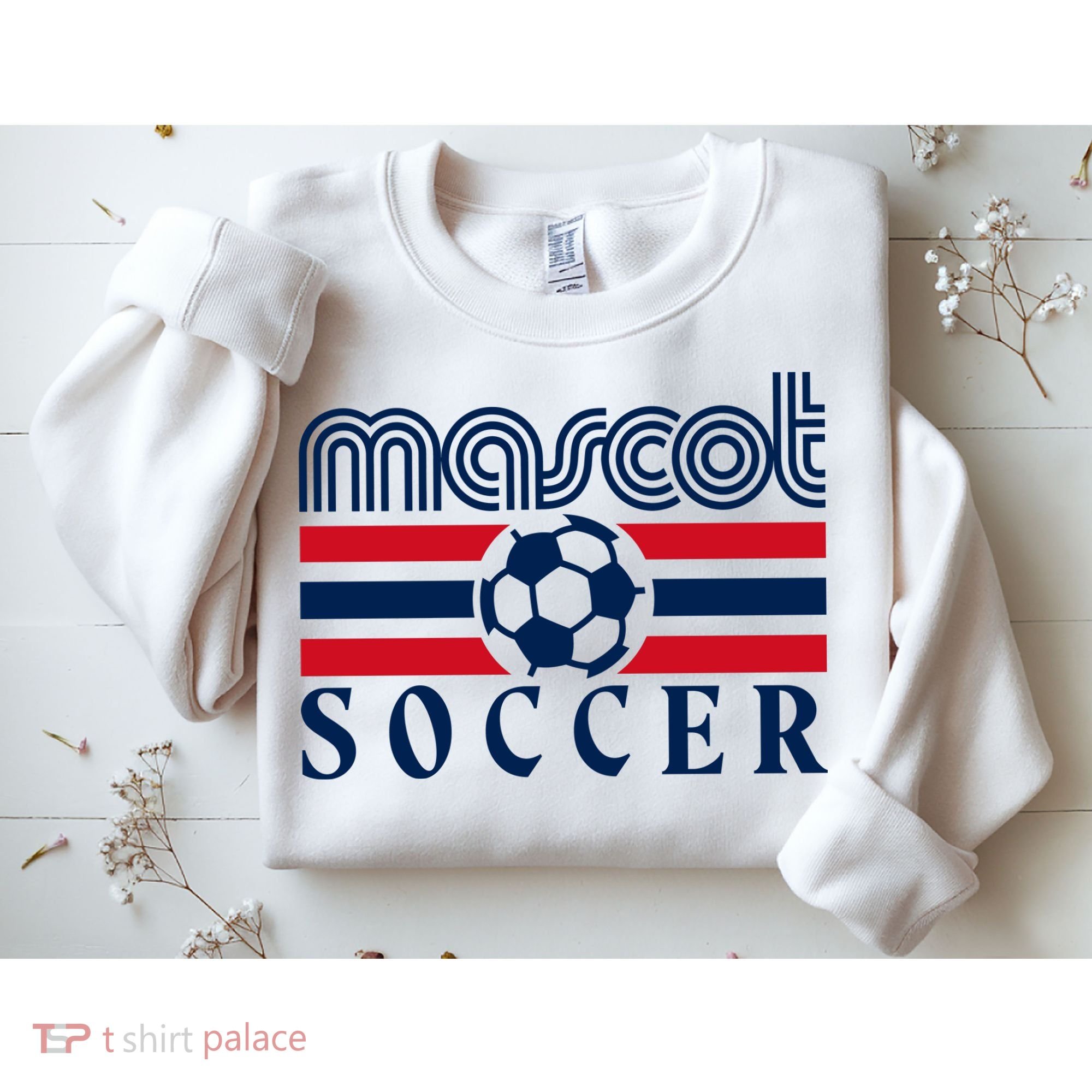 Mascot Soccer Country Fan Sweatshirt
