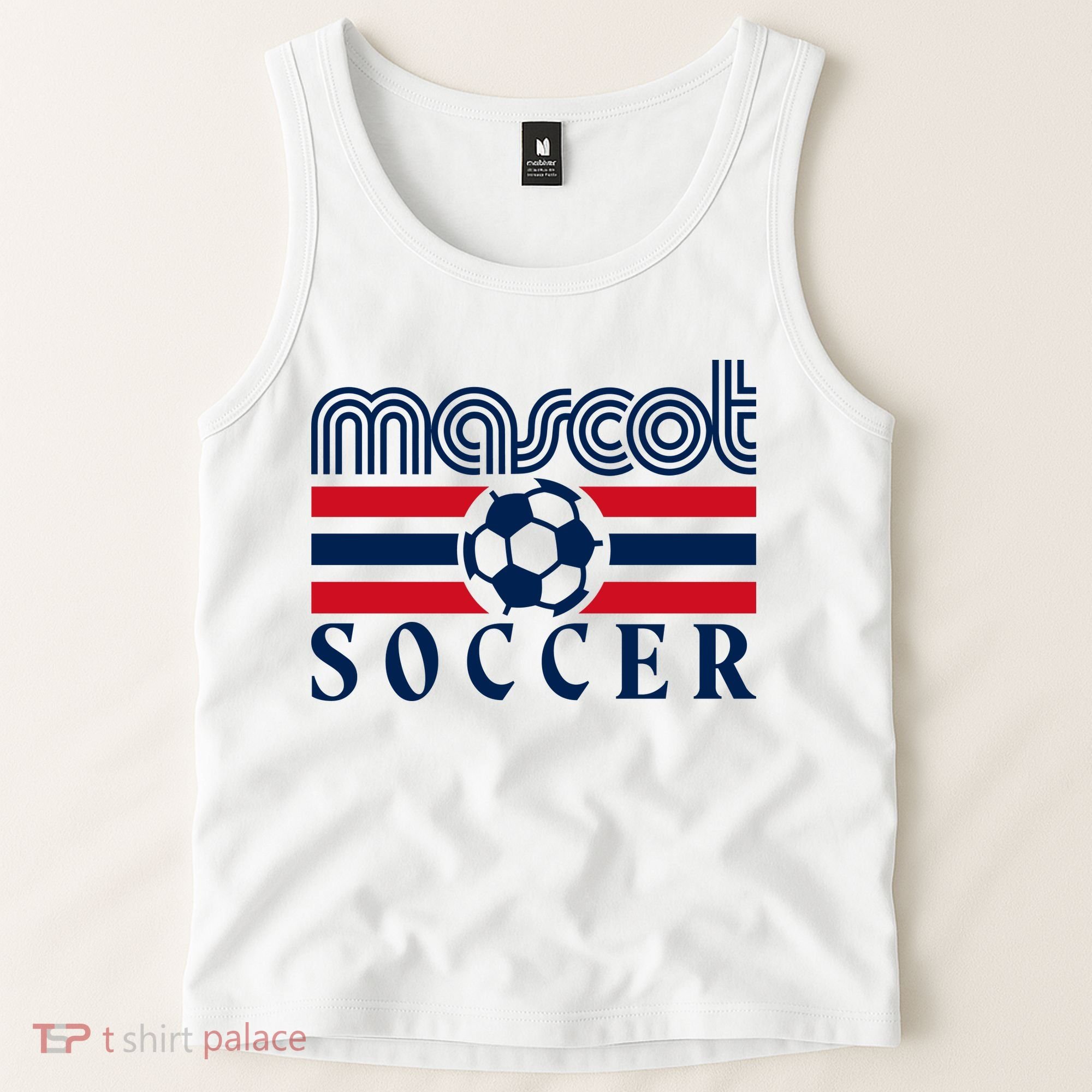 Mascot Soccer Country Fan Tank Top