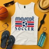 Mascot Soccer Country Fan Tank Top thumb 4
