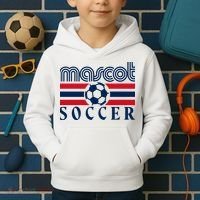 Mascot Soccer Country Fan Kids Hoodie thumb 2