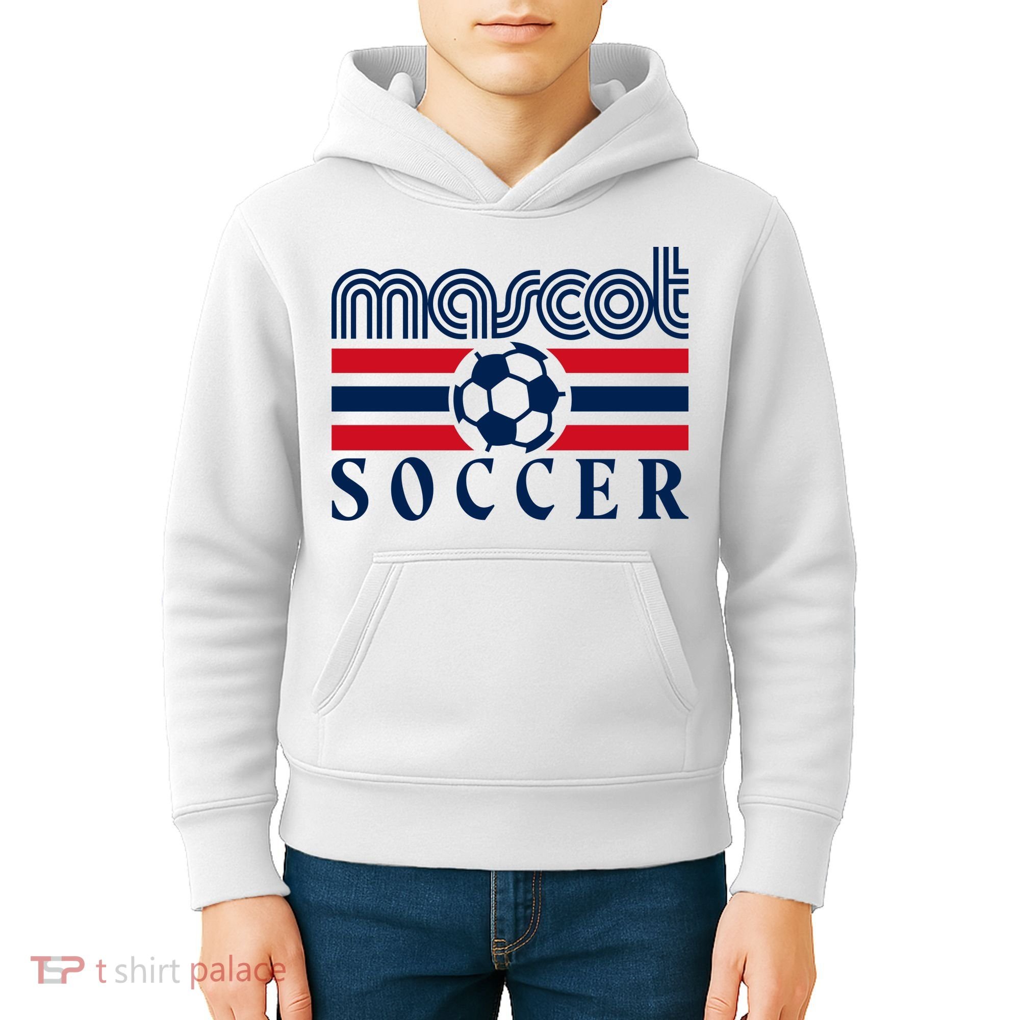 Mascot Soccer Country Fan Kids Hoodie