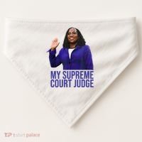 My Supreme Court Judge KBJ USA-Made Doggie Bandana thumb 0