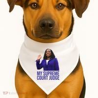 My Supreme Court Judge KBJ USA-Made Doggie Bandana thumb 1