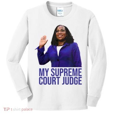 My Supreme Court Judge KBJ Kids Long Sleeve Shirt