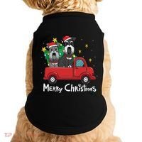 Miniature Schnauzer Christmas Truck Tree Mom Dad Xmas Gift Doggie Tank thumb 0